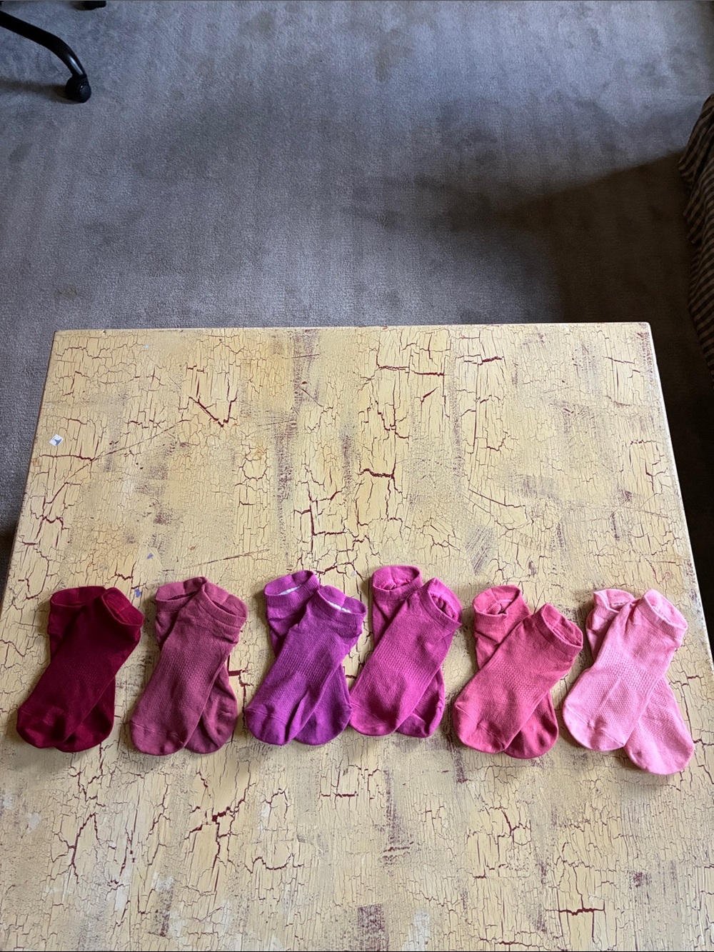 Women's No-Show Sock Pack — Assorted Pink Tones non skid